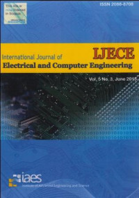 Image of IJECE; International Journal of Electrical and Computer Engineering Vol. 5 No. 3, June 2015