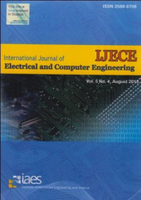 Image of IJECE; International Journal of Electrical and Computer Engineering Vol. 5 No. 4, August 2015