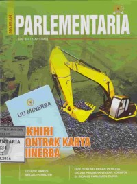 Image of PARLEMENTARIA; Akhiri Kontrak Karya Minerba
