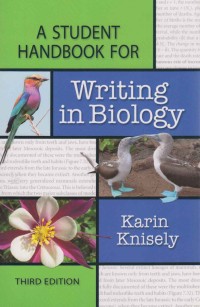 Image of A student handbook for writing in biology