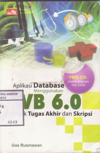 Image of Aplikasi database menggunakan VB 6.0 untuk tugas akhir dan skripsi