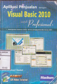 Image of Aplikasi Penjualan dengan Visual Basic 2010