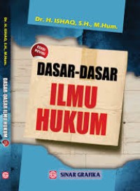 Image of Dasar-dasar ilmu hukum