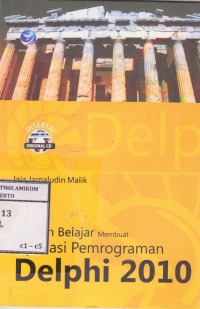 Image of Mudah Belajar Aplikasi Pemrograman Delphi 2010