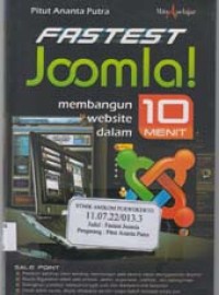Image of Fastest JOOMLA! Membangun Website dalam 10 Menit
