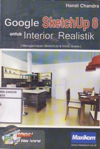 Image of Google sketchup 8 untuk interior realistik