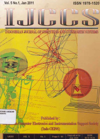 Image of IJCCS; Indonesia Journal of Computing and Cybernetic System Vol.5 No.1 Januari 2011