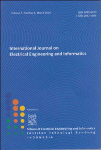 Image of International Journal on Electrical Engineering and Informatics Vol.6, No.1, March 2014