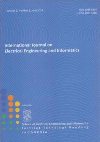 Image of International Journal on Electrical Engineering and Informatics Vol.6, No.2, June 2014