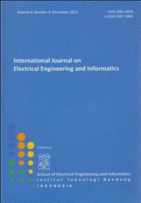 Image of International Journal on Electrical Engineering and Informatics Vol.6, No.4, December 2014