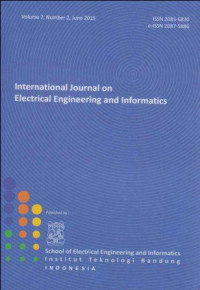 Image of International Journal on Electrical Engineering and Informatics Vol.7, No.2, June 2015