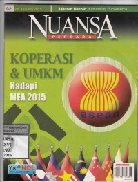 Image of NUANSA PERSADA; Koperasi & UMKM hadapi MEA 2015 No.92 Vol.XVII Juni 2015