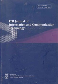 Image of ITB journal of Information and Communication Technology Vol.2 No.1 May 2008