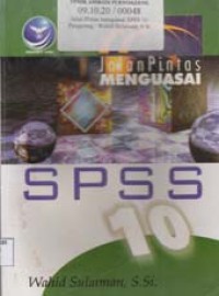 Image of Jalan Pintas Menguasai SPSS 10