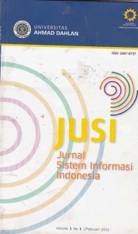 Image of JUSI; Jurnal Sistem Informasi Indonesia