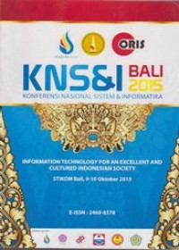 Image of Proceedings; Information Technology for an Excellent and Cultured Indonesian Society (KNS&I Bali 2015)