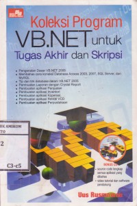 Image of Koleksi Program VB. NET untuk Tugas Akhir dan Skripsi