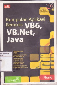 Image of kumpulan aplikasi berbasis vb6, vb.net, java