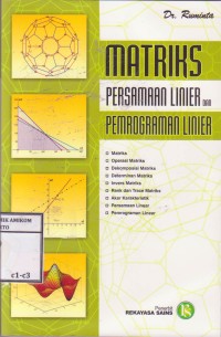 Image of Matriks Persamaan Linier dan Pemrograman Linier