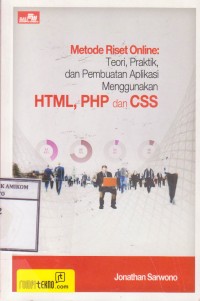Image of Metode Riset online : teori,praktik, dan pembuatan aplikasi menggunakan HTML, PHp, dan CSS