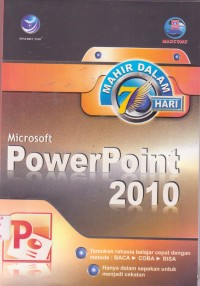 Image of Mahir dalam 7 hari Microsoft Power Point 2010