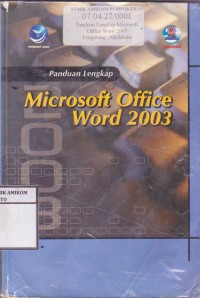 Image of Panduan Lengkap Microsoft World 2003