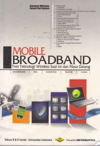 Image of Mobile Broadband Tren Teknologi Wireless Saat Ini dan Masa Datang