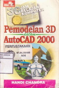 Image of Pemodelan 3D dalam AutoCAD 2000