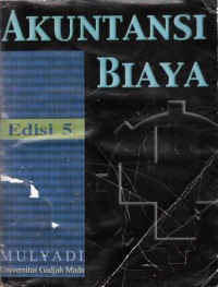 Image of Akuntansi Biaya Edisi 5
