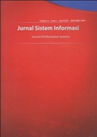 Image of JSI; Jurnal Sistem Informasi Vol.11, No. 1 April 2015