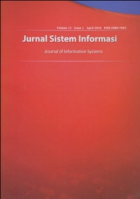 Image of JSI; Jurnal Sistem Informasi Vol.12, No. 1 April 2016