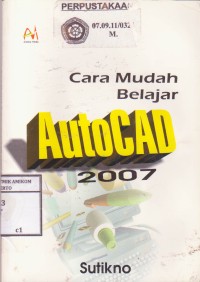 Image of Cara Mudah belajar Autocad 2007
