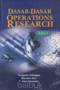 Image of Dasar-dasar operations research