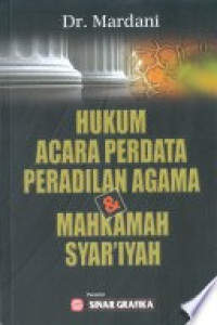 Image of Hukum Acara Perdata Peradilan Agama & Mahkamah Syar'iyah