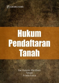 Image of Hukum Pendaftaran Tanah