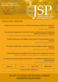 Image of JSP (Jurnal Ilmu Politik Dan Ilmu Politik)