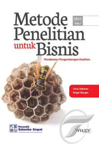Image of Metode penelitian untuk bisnis; pendekatan pengembangan-keahlian