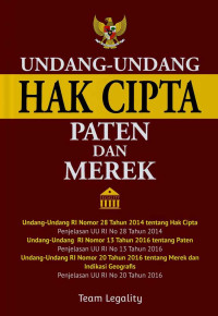 Image of Undang-Undang Hak Cipta Paten dan Merek