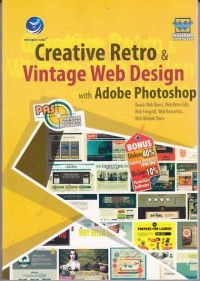 Image of PAS (panduan aplikatif & solusi) creative retro & vintage web design with adobe photoshop