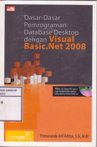 Image of Dasar-Dasar pemrograman database desktop dengan visual basic. Net 2008