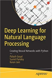 Image of Deep Learning for natural language processing: creatig neural networks with python
