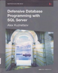 Image of Defensive database programming with sql server