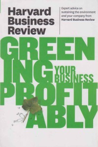 Image of Harvard Business Review on Greening Your Business Profitably