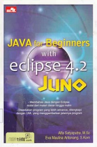 Image of Java for beginners with eclipse 4.2 juno