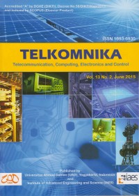 Image of TELKOMNIKA; Telecommunication, Computing, Electronics and Control Vol.13, No.2,June 2015