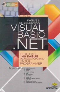 Image of Kasus & penyelesaian visual basic .Net; lebih dari 140 kasus pembelajaran untuk programer