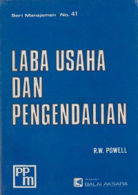 Image of Laba Usaha dan pengenadalian; seri manajemen No. 41