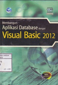 Image of Membangun aplikasi database dengan visual basic 2012