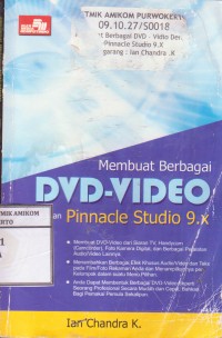 Image of Membuat Berbagai DVD Video dengan Pinnacle Studio 9.x