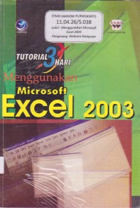 Image of Tutorial 3 hari menggunakan Microsoft Excel 2003